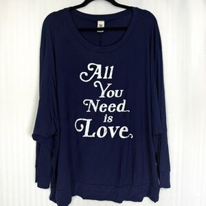 Sew In Love Long Sleeve Dolman Tee Size 2X